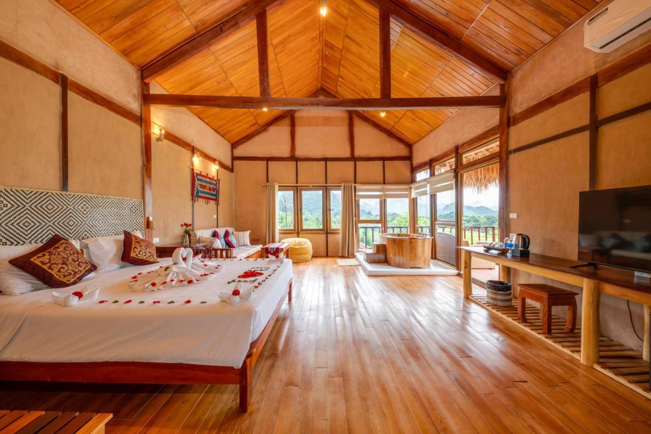 Mai Chau Onsen Retreat Hotel ภายนอก รูปภาพ